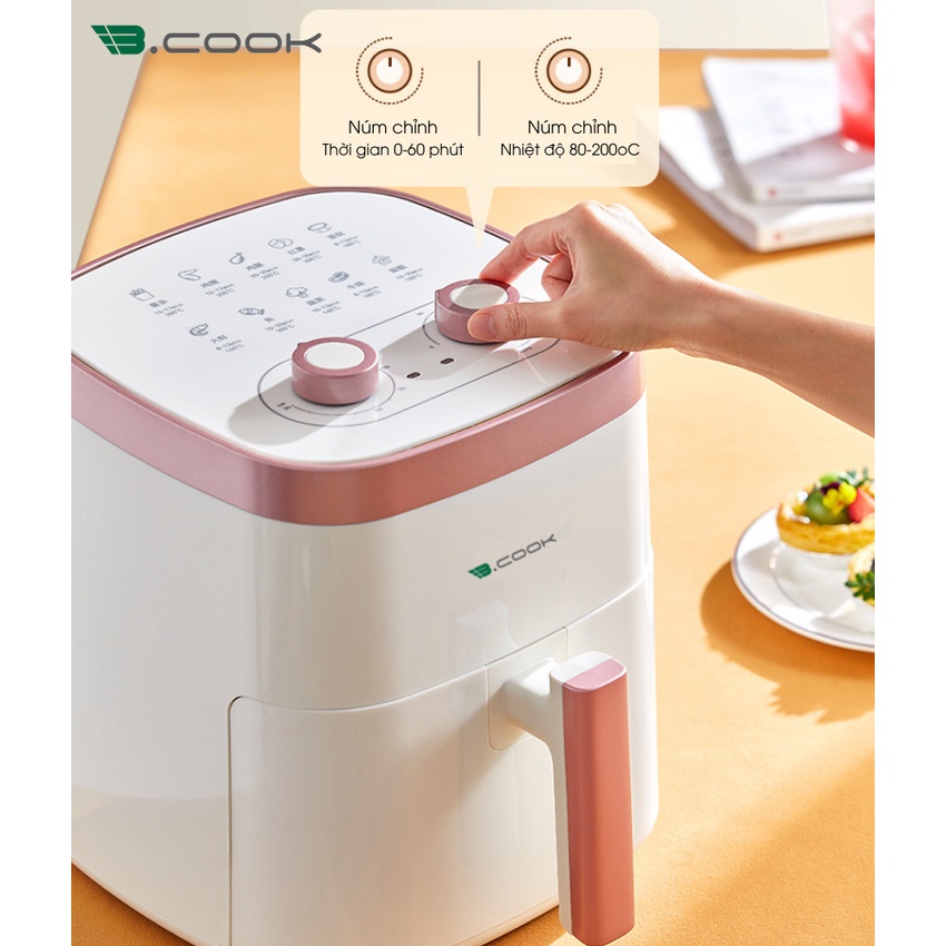 Nồi chiên không dầu B.Cook dung tích lớn 6L