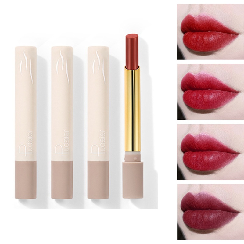 Set 4 Thỏi Son Kem Hiệu Ứng Nhung Lì Lâu Trôi Chống Thấm Nước