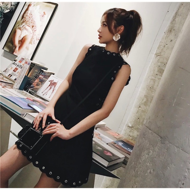 Váy đan dây sườn