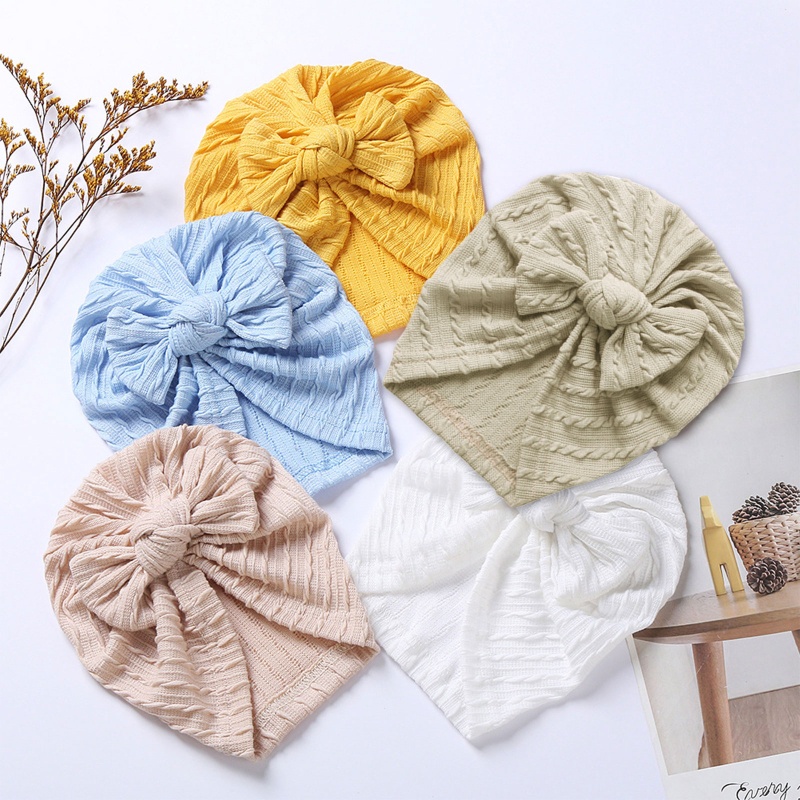 Mũ Beanie Cotton Mềm Mại Dễ Thương Cho Bé
