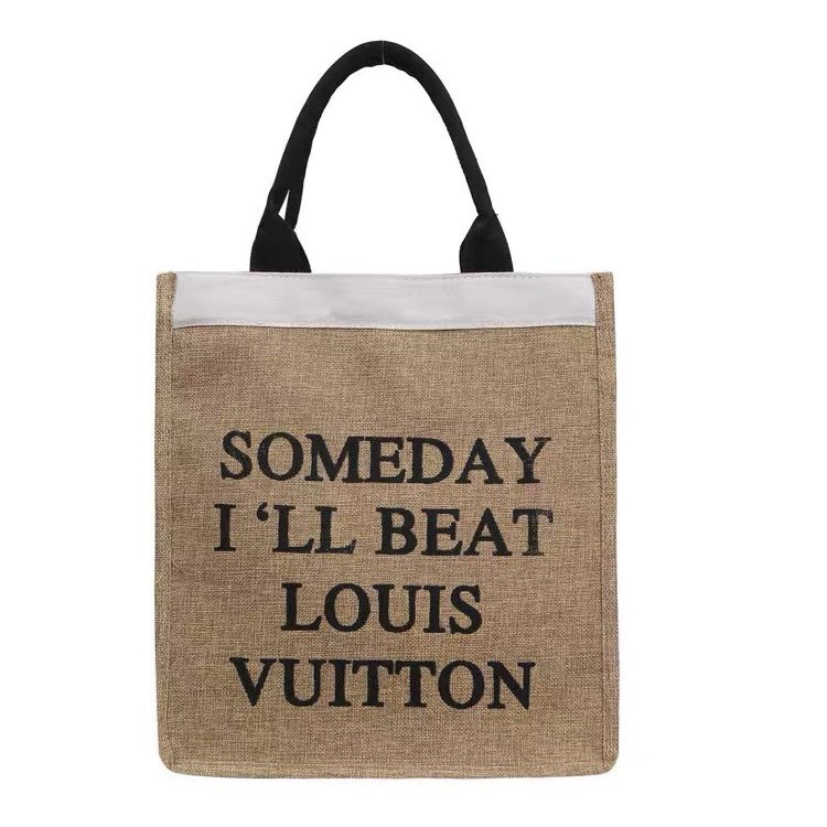 Túi Tote Cói Đi Biển Someday Hottrend Cỡ Lớn Háng Quảng Châu Loại 1