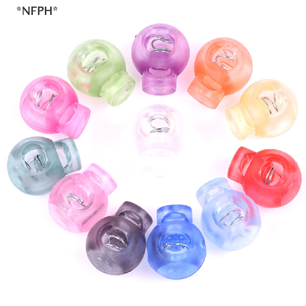 Bộ 50 Nút Kẹp Dây Giày / Túi Xách Nhiều Màu Sắc