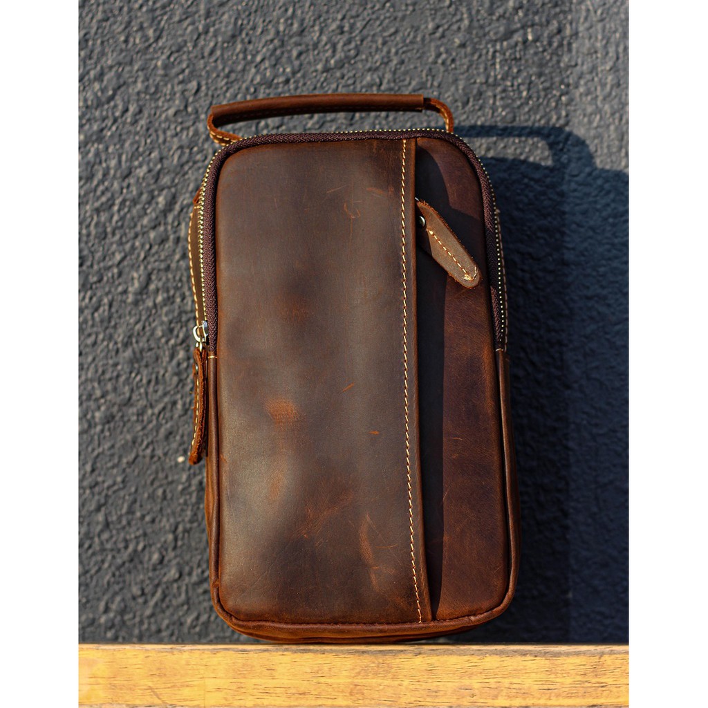 TÚI QUẢI CHÉO 1 QUAI DA THẬT ĐẲNG CẤP THỜI TRANG DB09