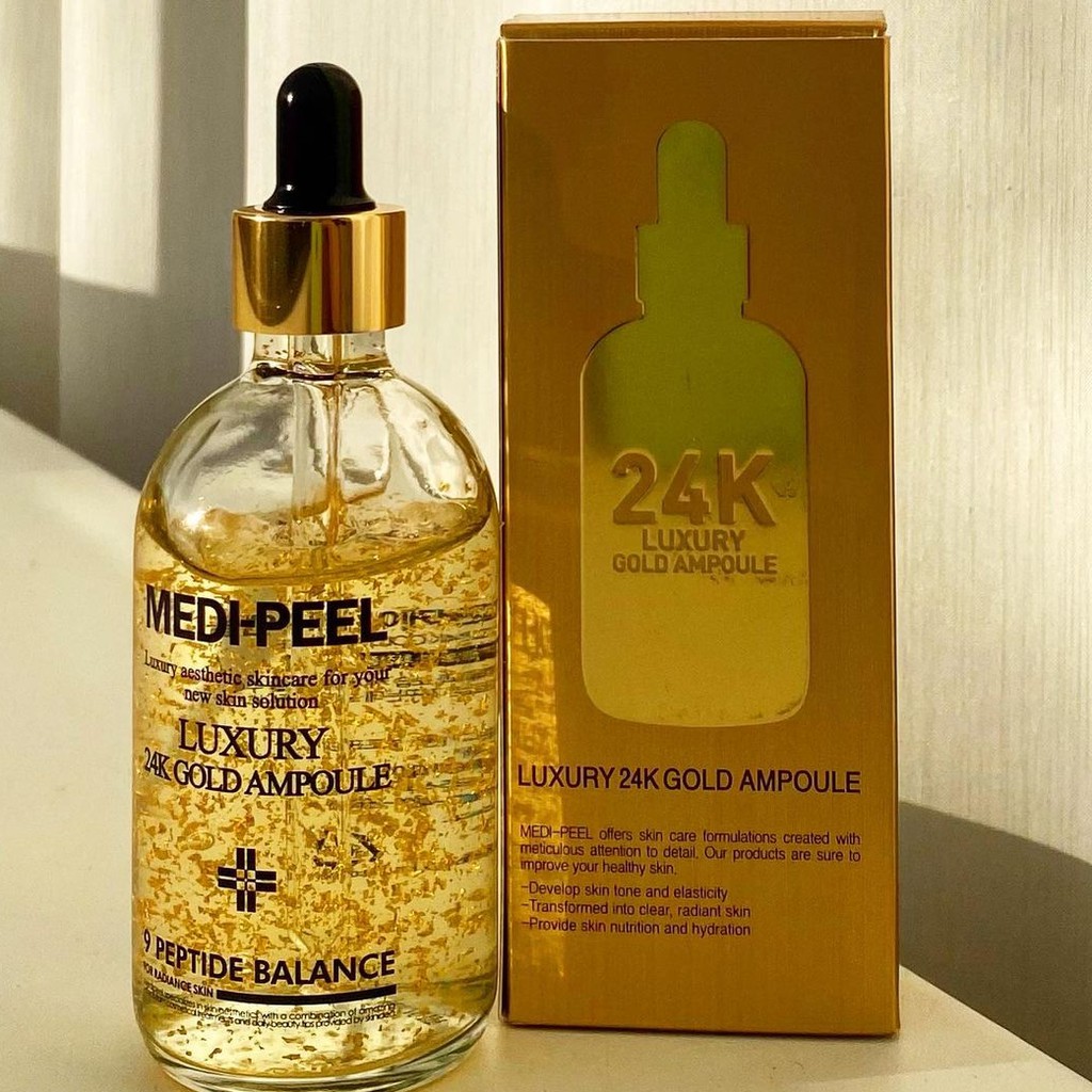 SERUM TINH CHẤT VÀNG MEDI PEEL LUXURY 24K GOLD AMPOULE (Date mới nhất) - HÀN QUỐC