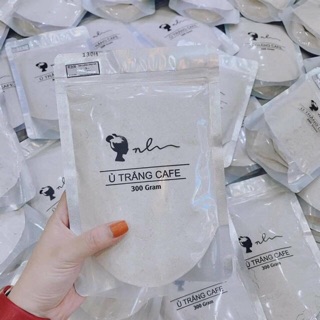Bột cà phê ủ trắng da body thiên nhiên 100% + cọ + que trộn + băng đô