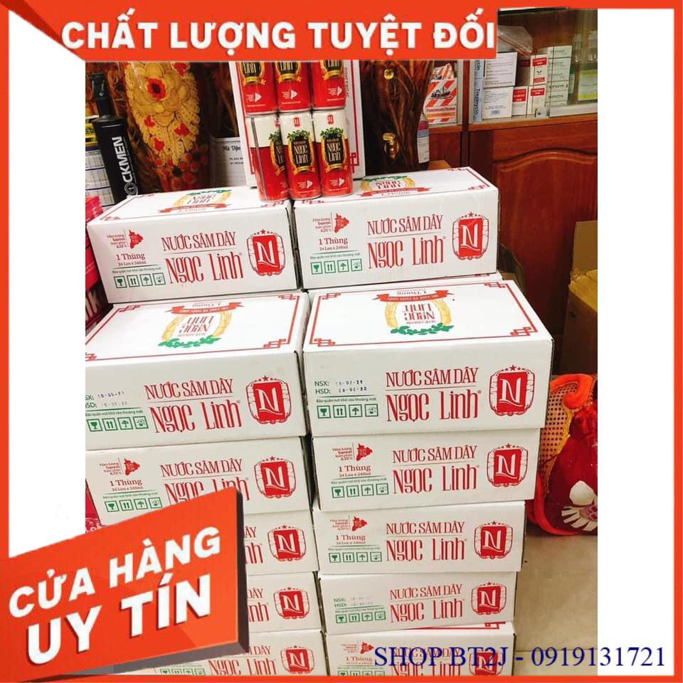 Nước Uống Sâm Dây Ngọc Linh -  Thùng 24Lon