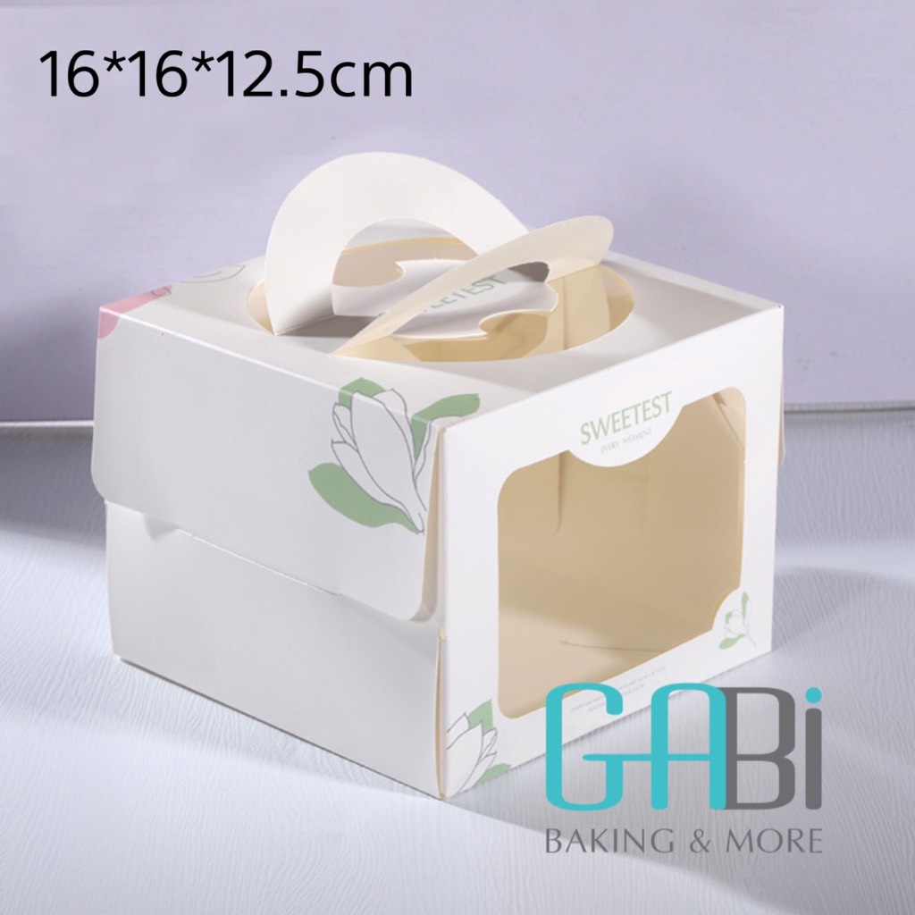 Hộp giấy đựng gato 15-16cm (nhiều mẫu)