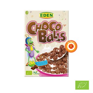 VIÊN NGÔ GIÒN HỮU CƠ VỊ CHOCOLATE EDEN (375g) - Organic Crispy Chocolate Corn Balls