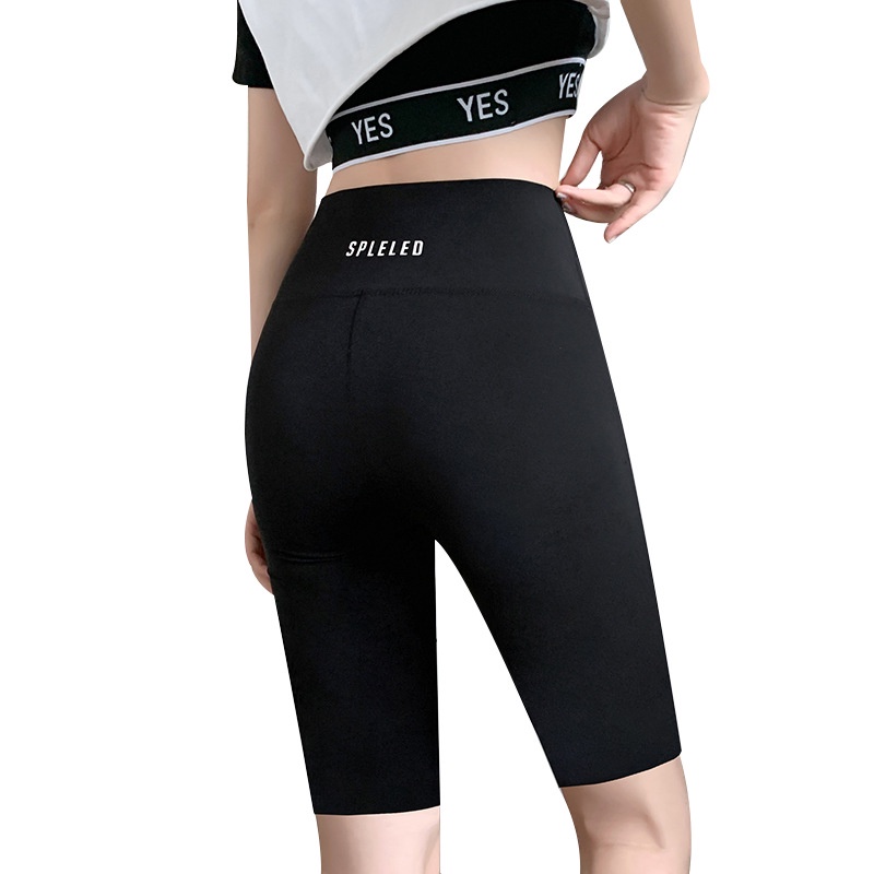 Quần tập gym yoga legging nữ cạp cao vải mát và thoáng khí