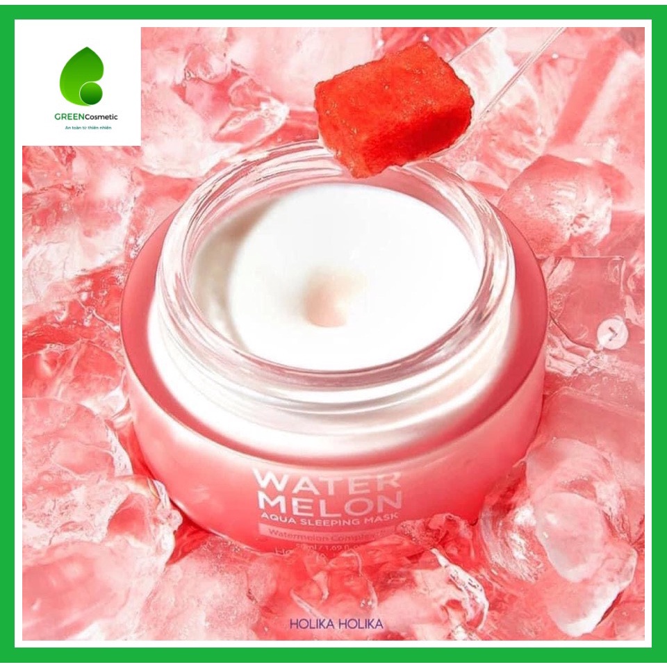 MẶT NẠ NGỦ DƯỠNG TRẮNG VÀ GIẢM NHĂN Watermelon Aqua Sleeping Mask