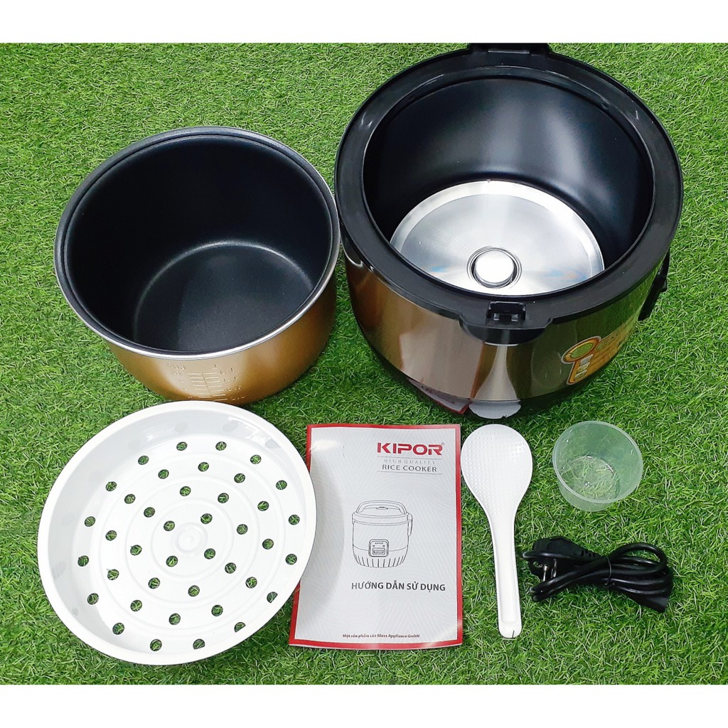 Nồi cơm điện lòng niêu Kipor - KP-N6518, 1.8L, 700W, nồi đun dày 3mm, 5 lớp chống dính, chống xước | BigBuy360 - bigbuy360.vn
