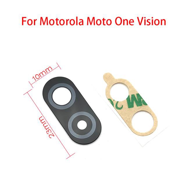 Set 2 Thấu Kính Camera Sau Cho Moto One Vision Fusion Hyper Zoom E7 X4 Z4 G8 E6 Play G9 Plus G8 Power Lite