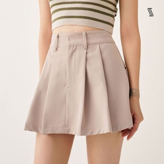 Quần giả váy nữ SSSTUTTER xếp ly LOW WAIST SKORT