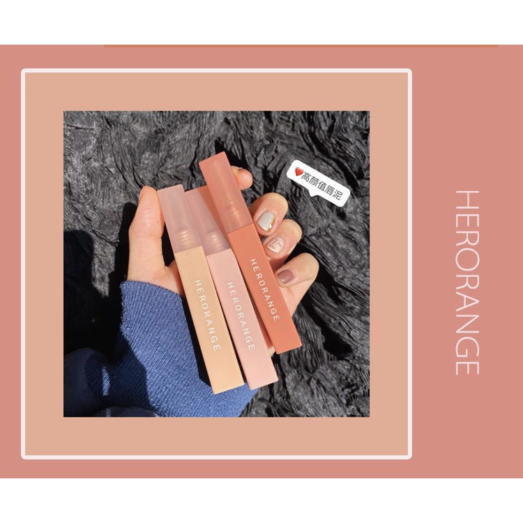 （CÓ SẴN ）Son lì HEORANGE SIÊU MỊN SIÊU XINH