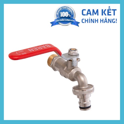 VÒI ĐỒNG D15 BAREN BR102 D15 ( PHI 21) ,