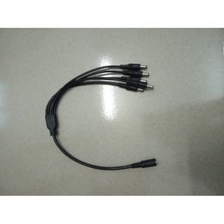 Đầu Jack dây chia nguồn vào của Camera 1 thành 5 đầu 5.5mm x 2.5mm