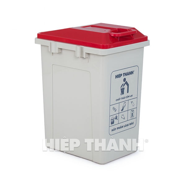 THÙNG RÁC PHÂN LOẠI HỮU CƠ VÔ CƠ 60 LÍT HIỆP THÀNH