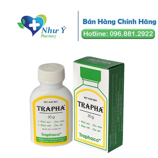 Bột khử mùi trapha lọ 30g