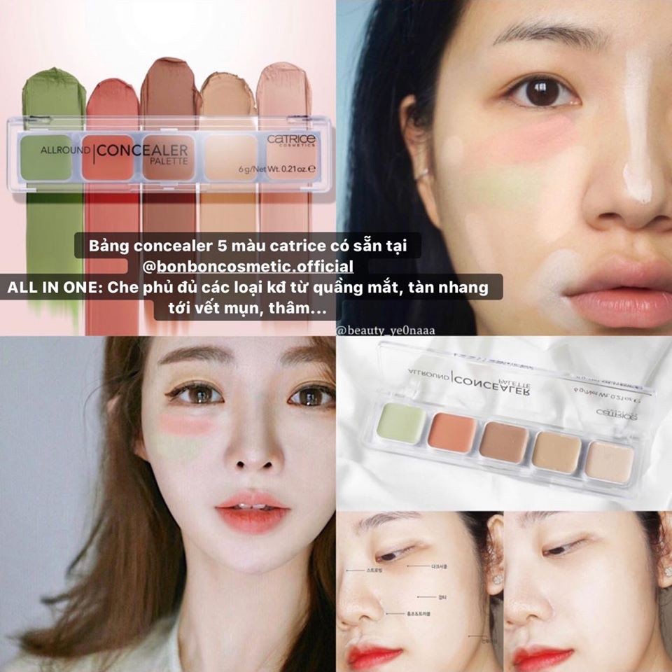 Che khuyết điểm Catrice All Round Concealer Palette