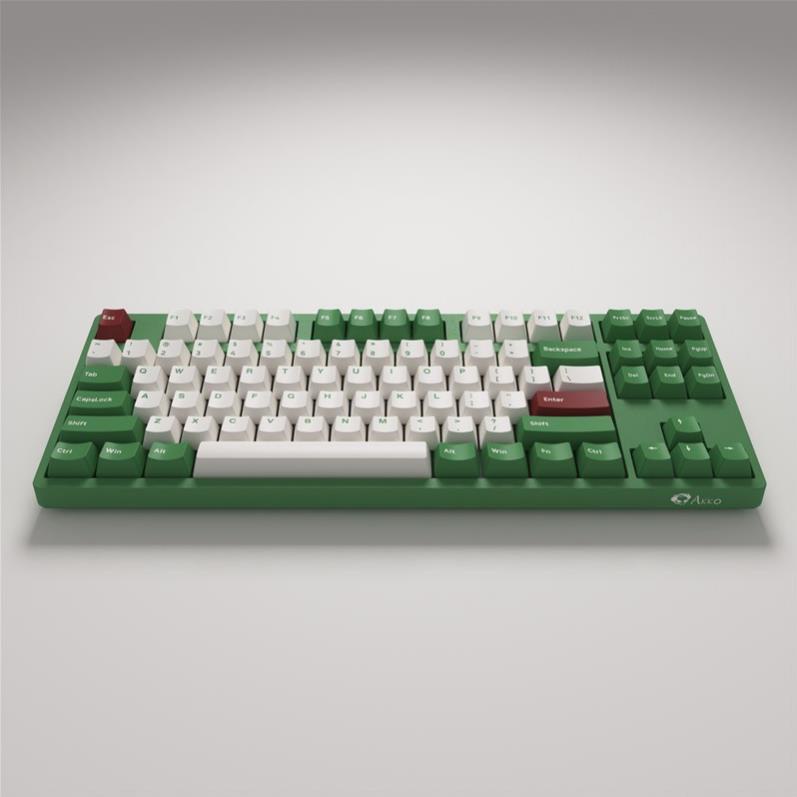 Bàn phím cơ AKKO 3087 v2 DS Matcha Red Bean