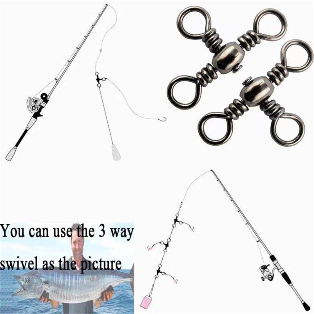 MUVAKO Bộ 20 Móc Câu Cá Hình Chữ T Chất Lượng Cao