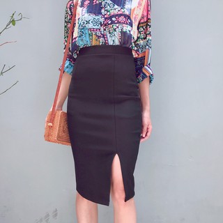 CHÂN VÁY BÚT CHÌ XẺ TÀ - CHÂN VÁY CÔNG SỞ