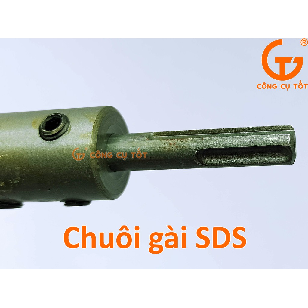 Mũi khoét tường đuôi gài Thắng Lợi Φ27 sâu 120mm
