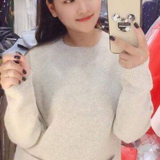 Đầm len qc