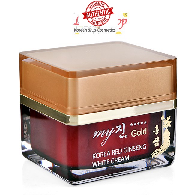 [Mã giảm giá shop] Kem Sâm Hàn Quốc My Gold Korea Red Ginseng White Cream 50ml