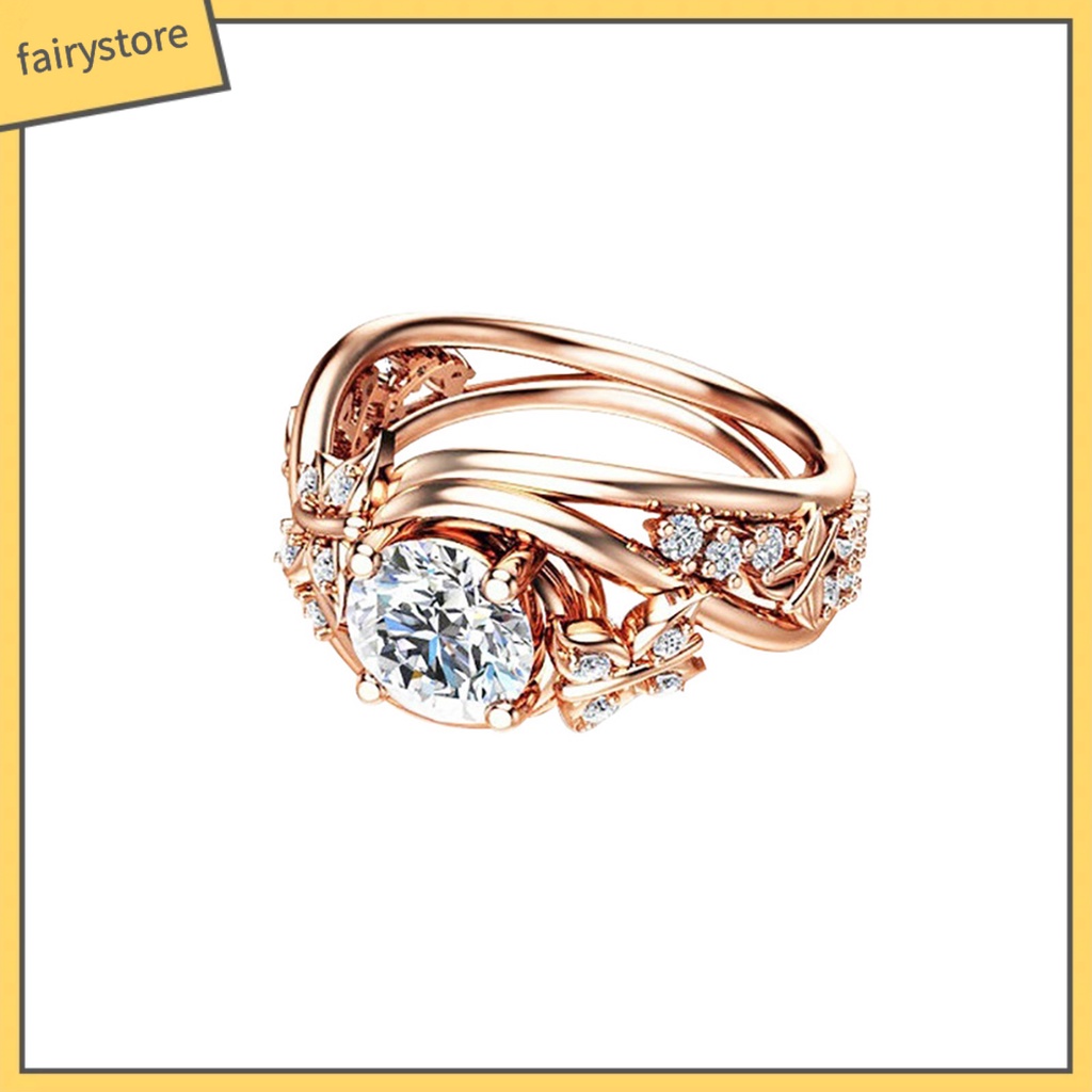 Nhẫn thời trang đính đá thanh lịch cho nữ