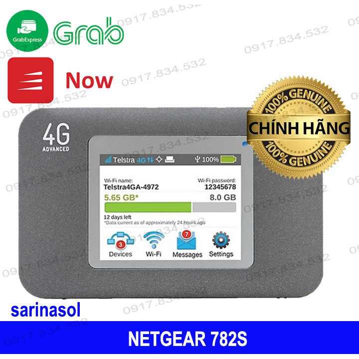 Bộ Phát Wifi 4G Netgear 782S Trải Nghiệm Tốc Độ 4G Siêu Nhanh Pin Trâu Like New