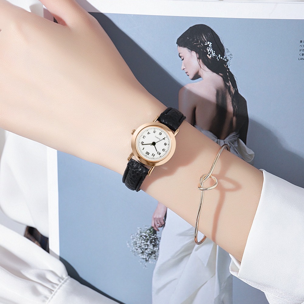 Đồng Hồ Quartz Nữ Dây Da