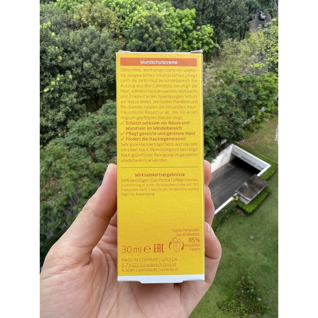 Kem chống hăm Weleda dòng hữu cơ  -