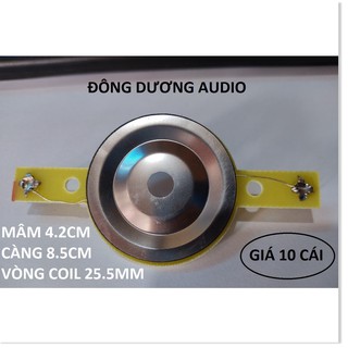 BỘ 10 CÁI CÔN CÀNG LOA TREBLE 25.5MM LOẠI THỦNG MÀNG - COIL TREBLE 250