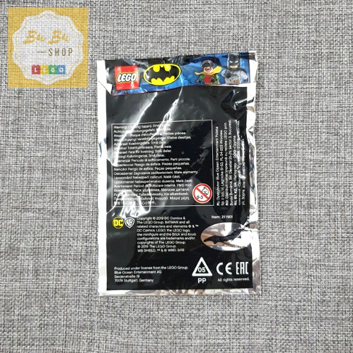 Lego Super Heroes 211901 - Batman foil pack #3 - Bộ xếp hình Lego Nhân vật Batman