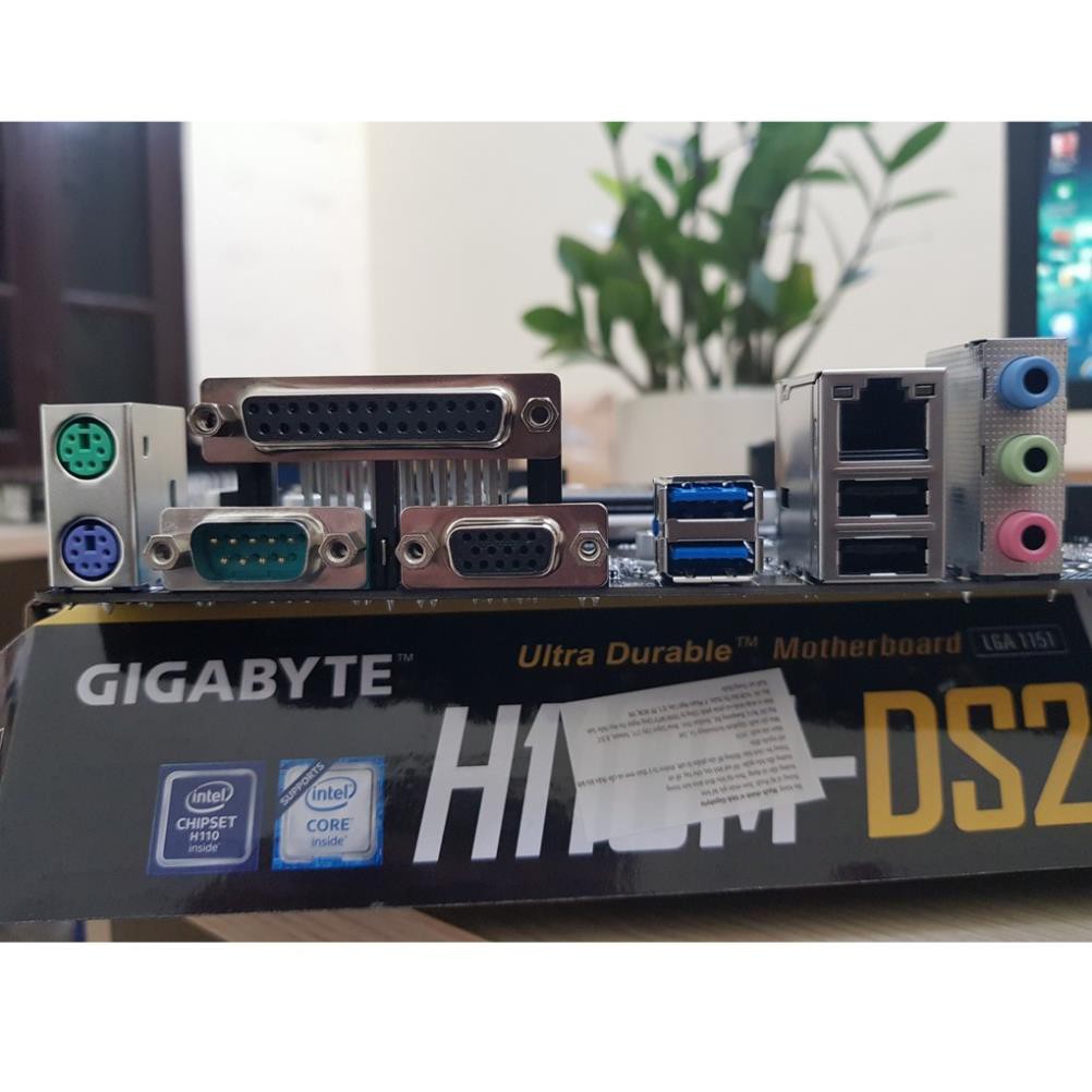 Main Gigabyte H110M DS2 (Chipset Intel H110/ Socket LGA1151/ VGA onboard) - BH 36 tháng