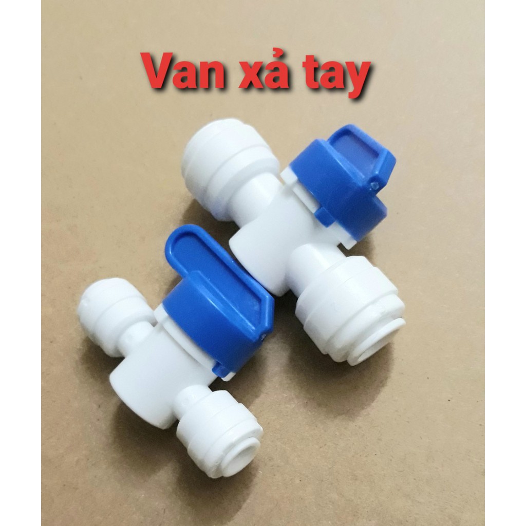 Van xả tay, van xả ngang máy lọc nước RO ra dây 6mm hoặc 10mm | BigBuy360 - bigbuy360.vn