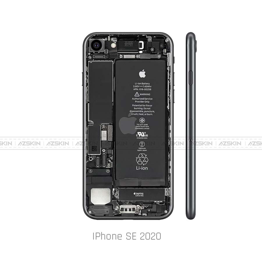 Miếng Dán Skin Teardown Dành Cho Tất Cả Mọi Dòng IPhone |SK_IPTD01| Chất Liệu Miếng Dán Cao Cấp, Khuôn Cắt CNC, Bền Màu