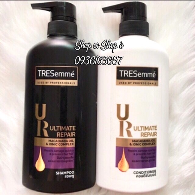 🌺 Gội hoặc Xả Tresemme ULTIMATE REPAIR 450ml Thái lan chăm sóc tóc hư tổn