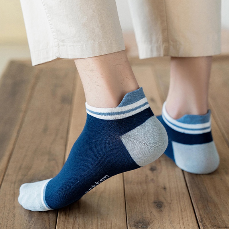 Set 10 Đôi Tất Cotton Thoáng Khí Thời Trang Cho Nam