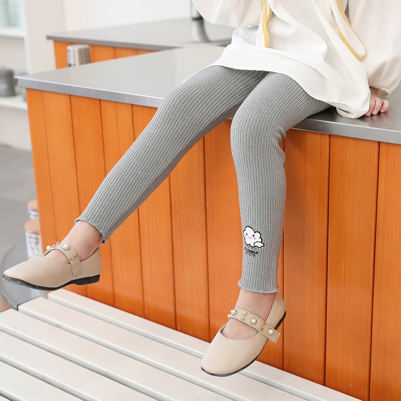 Quần Legging Dài 80-140CM Co Giãn Thời Trang Xuân Thu Cho Bé Gái