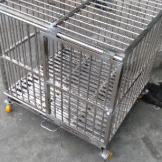Chuồng chó inox 70*80*80 SHIP HỎA TỐC TPHCM