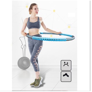 Vòng lắc eo massage khung kim loại tháo lắp Hula Hoop DK-501 - Cao cấp