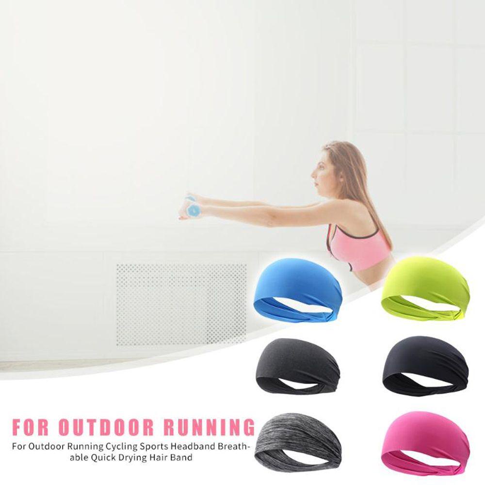 Băng Đô Turban Thể Thao Co Giãn Thấm Hút Mồ Hôi