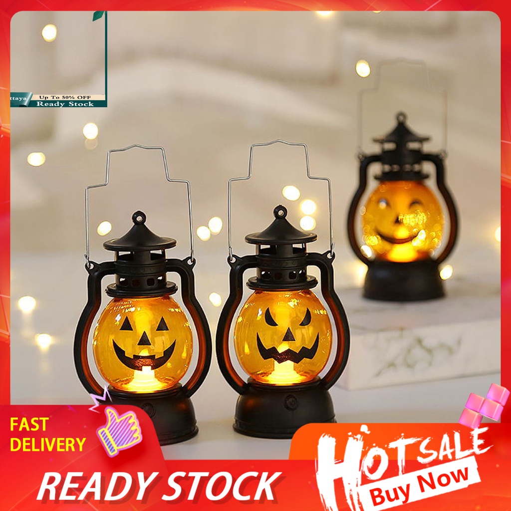 Đèn Lồng Hình Bí Ngô Dùng Trang Trí Halloween Độc Đáo