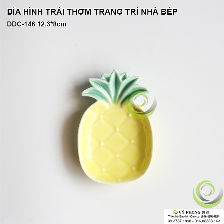 DĨA SỨ TRÁI THƠM TRANG TRÍ BẾP ĐẠO CỤ CHỤP ẢNH SẢN PHẨM INS DDC-146