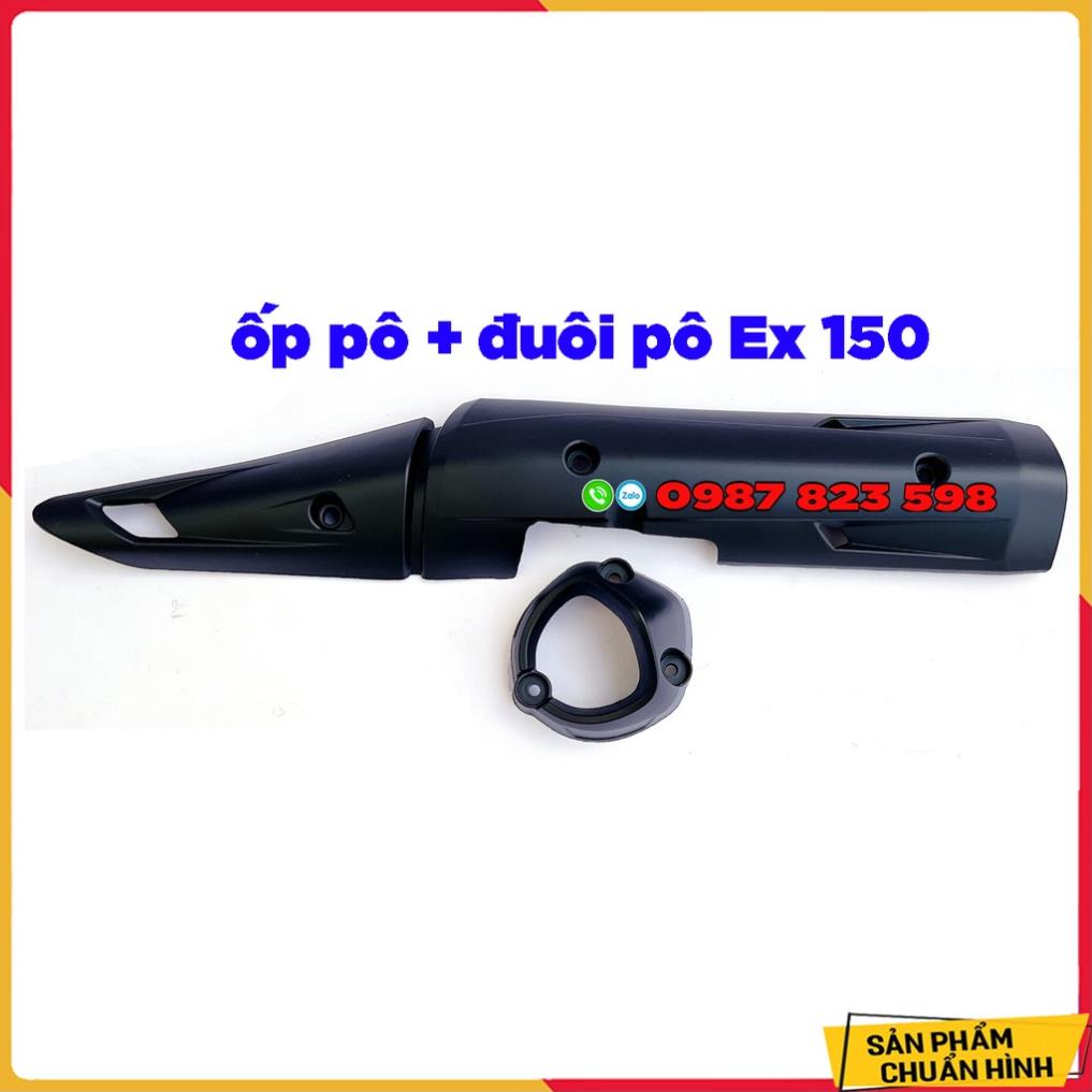 ★ Ốp Pô Exciter 155 , Exciter 150 Đen Nhám Full - Ốp Pô Ex 155 / 150 Đen Nhám Huyền Thoại ★