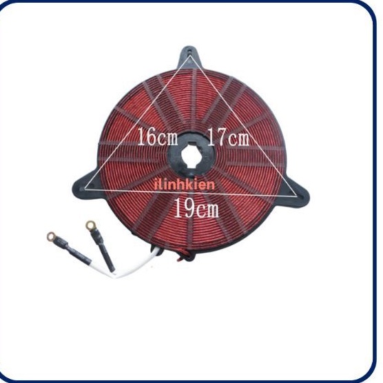 Mâm nhiệt bếp từ nhiều kích thước tháo máy