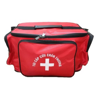Túi sơ cứu to đại 45*40*30cm (đỏ khóa đen) đóng bộ sơ cứu C