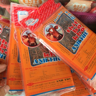|Khô Bò 200g | Thịt Bò Khô Hiệu Anh Thu 200g
